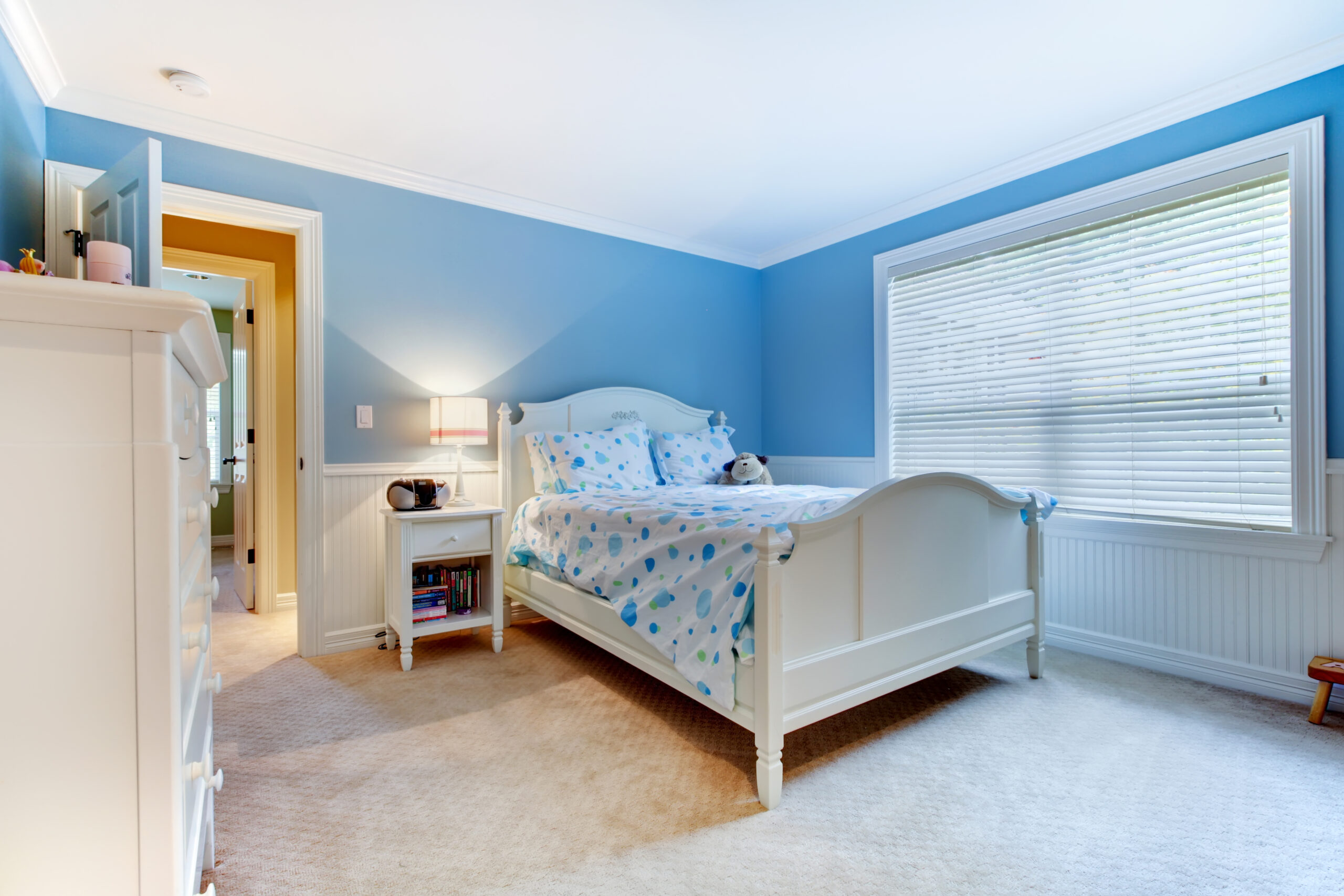 Blue child's bedroom