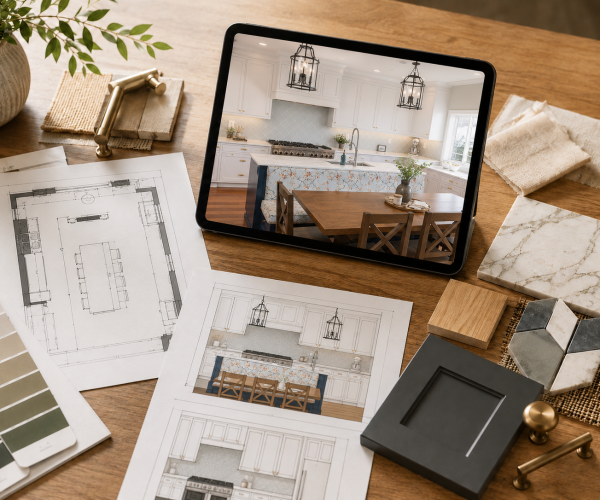 3D Design Kitchen Rendering - Albany, Oregon
